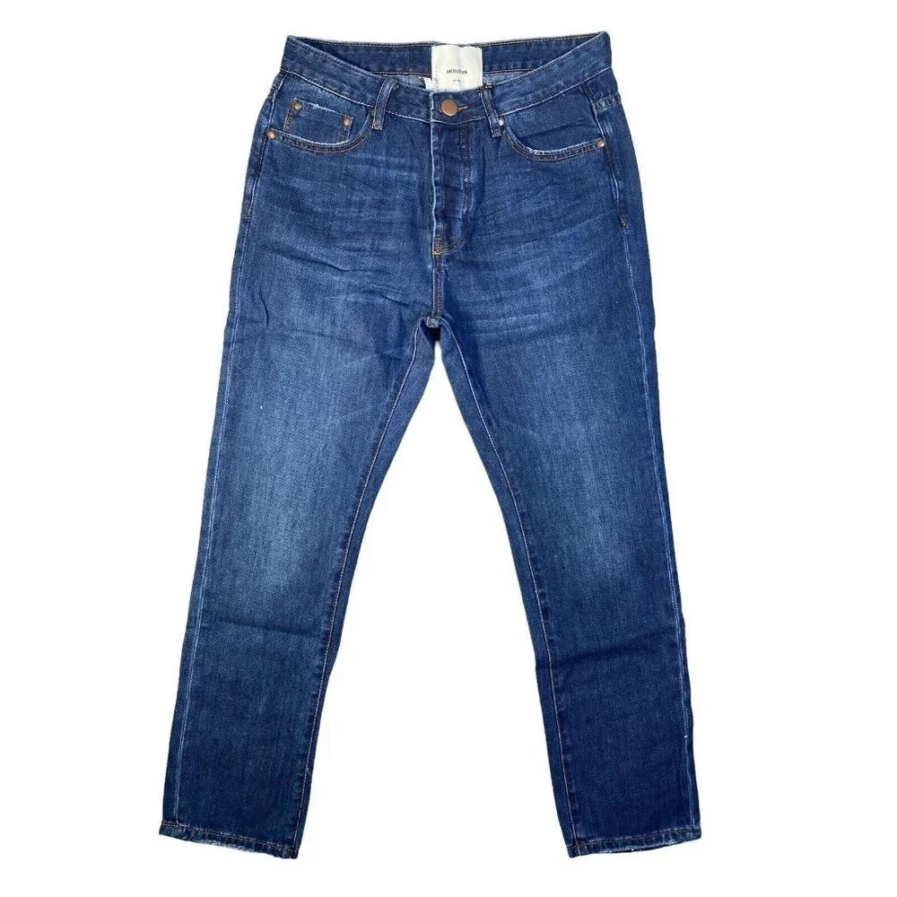 Man x One Teaspoon Mens‎ Mr Classic Rigid Classic Straight Leg Jeans Size 31R
